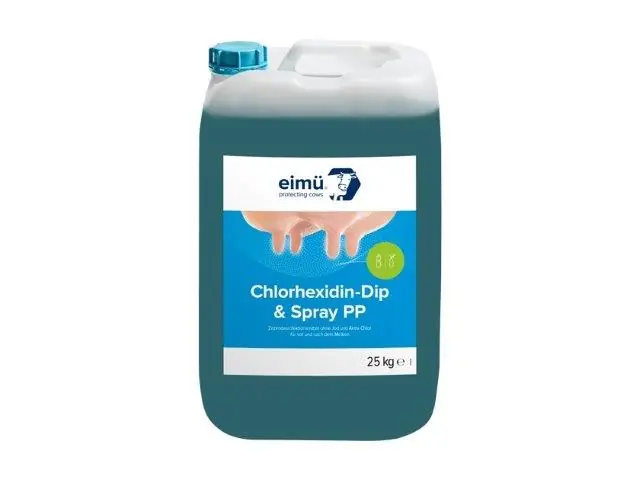 eimü Dippmittel Chlorhexidin-Dip & Spray PP - 25 kg 20 L Preis Gesenkt